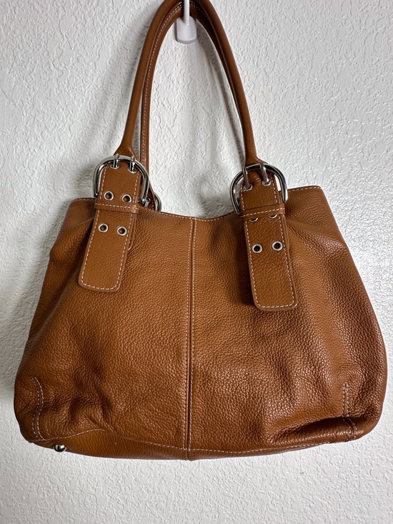 Tignanello Handbags - Tignanello Pebble Leather Satchel